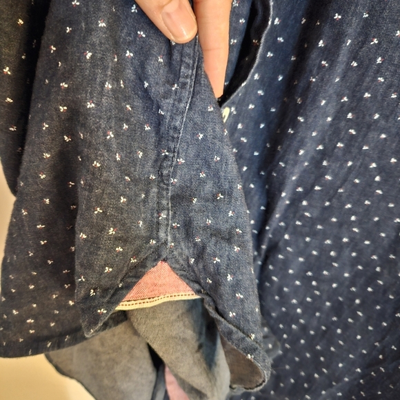 7 Diamonds Night Shift Short-sleeved Button-down Navy/White/Pink Shirt XXL - Picture 3 of 8